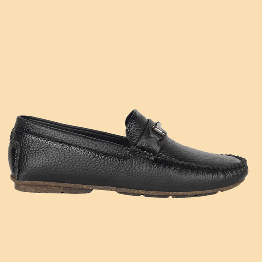 Kavsun Men Texture Loafer Black
