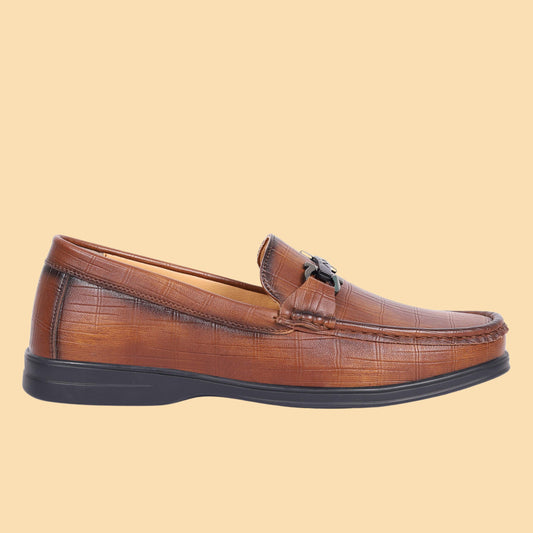 Kavsun Men Semi Casual Loafer Tan