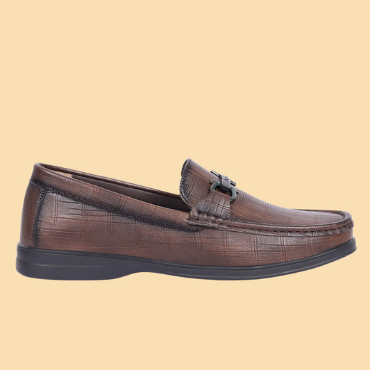 Kavsun Men Semi Casual Loafer Brown