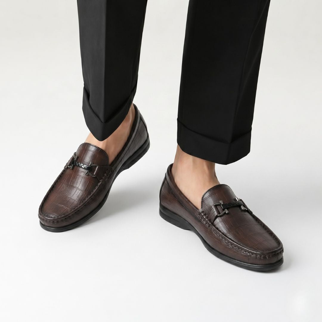 Kavsun Men Semi Casual Loafer Brown
