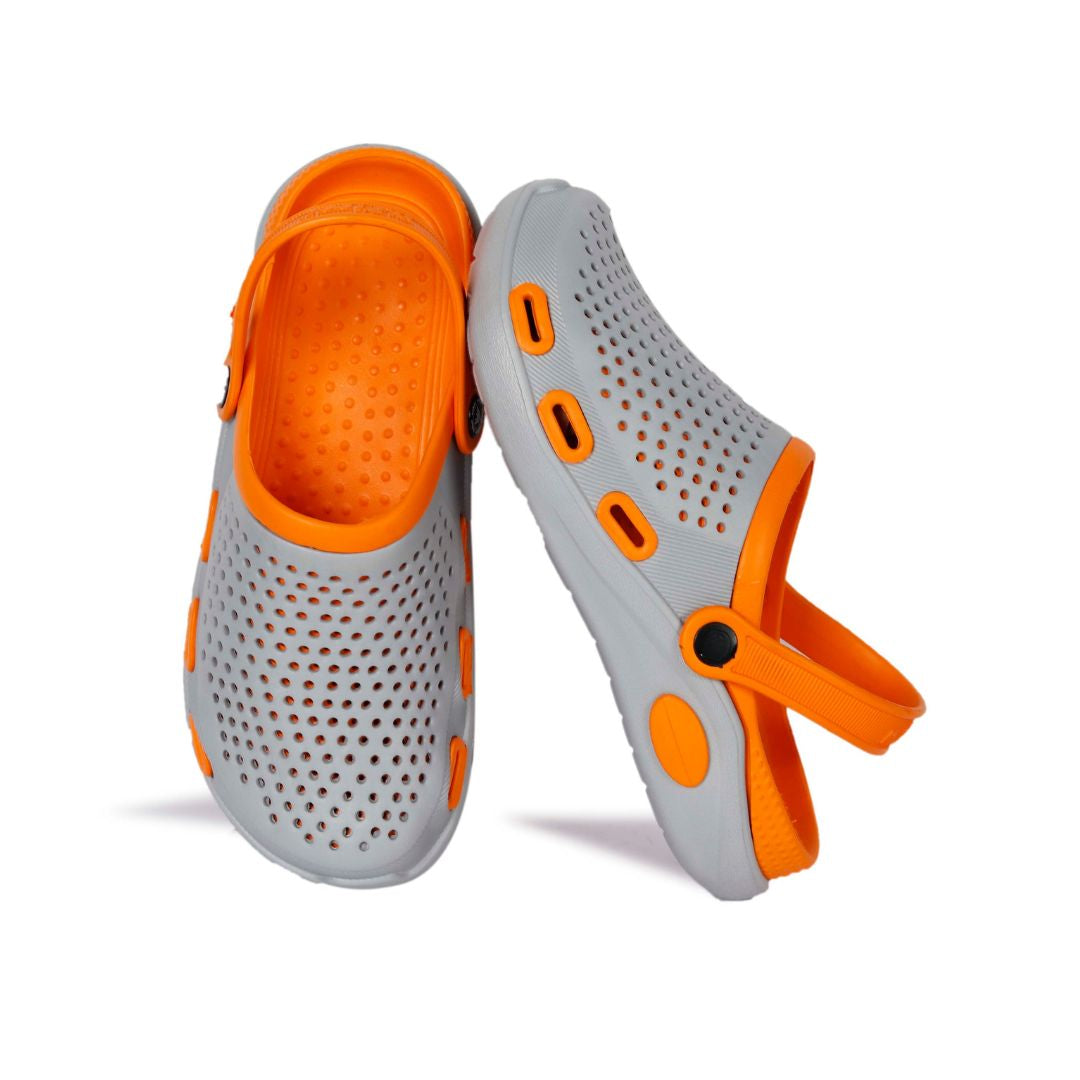 Kavsun Men Clogs Sandal Orange KV3034