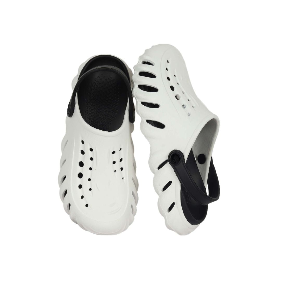 Kavsun Unisex Trendy Clogs Sandal White KV3036