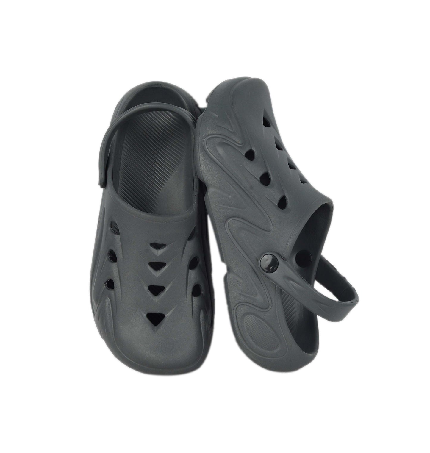 Kavsun Unisex Clogs Sandal Dark Grey KV3042