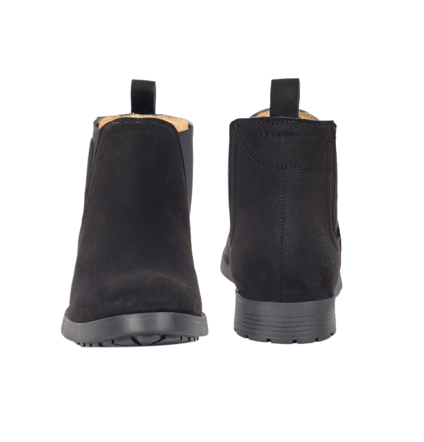 Kavsun Men Chelsea Suede Ankle Boot Black KV4001