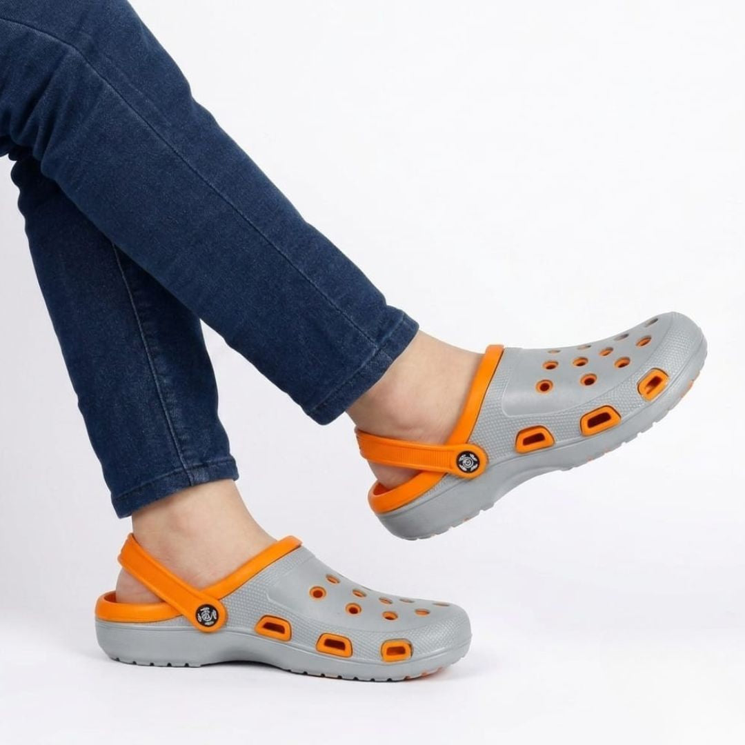 Kavsun Men Clogs Sandal Orange KV3030