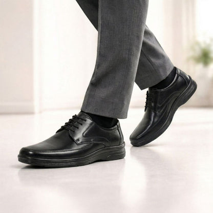 Kavsun Men Leather Derby Shoes Lace-Up KV1426