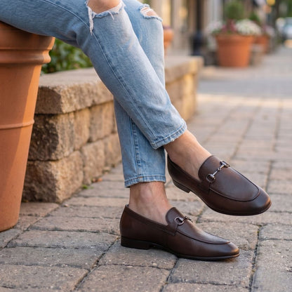 Kavsun Penny Loafers Brown