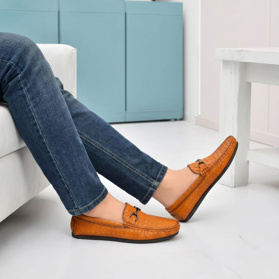 Kavsun Men Chatai Loafer Tan