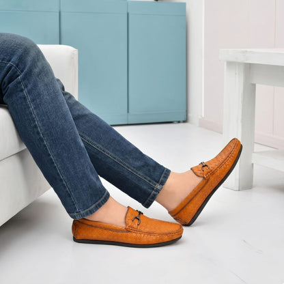 Kavsun Men Chatai Loafer Tan