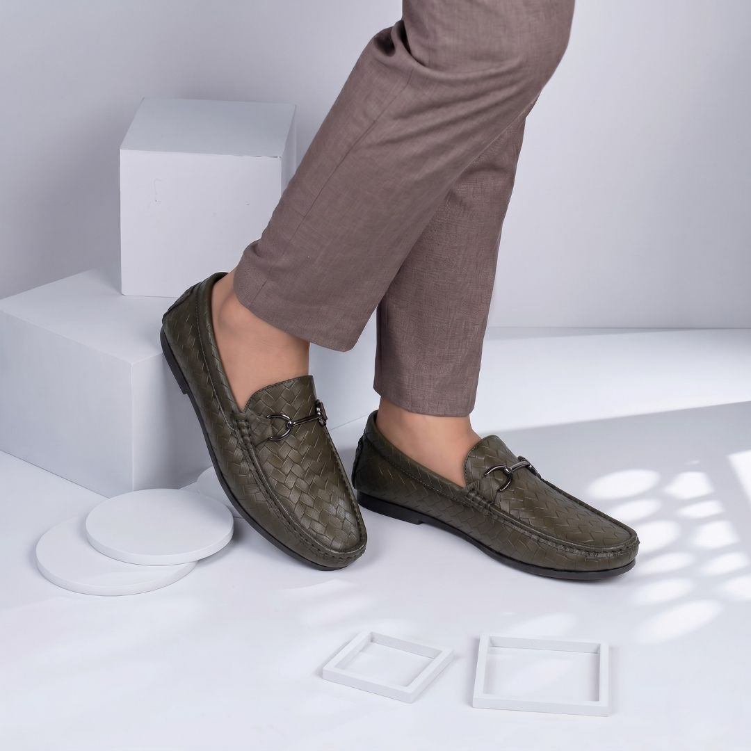 Kavsun Men Chatai Loafer Olive