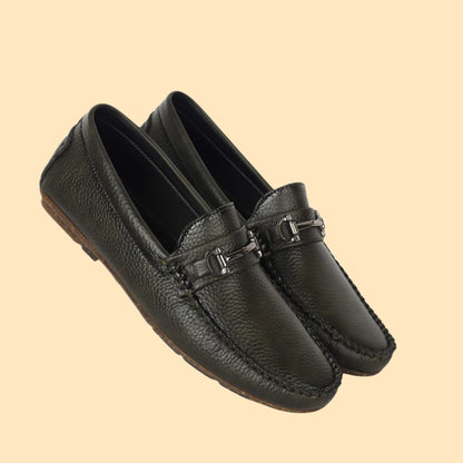 Kavsun Men Texture Loafer Olive