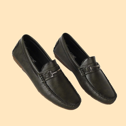Kavsun Men Texture Loafer Olive