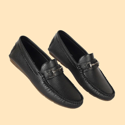 Kavsun Men Texture Loafer Black