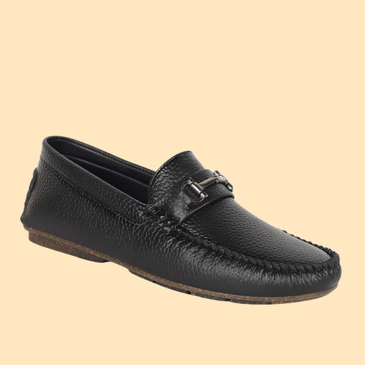 Kavsun Men Texture Loafer Black