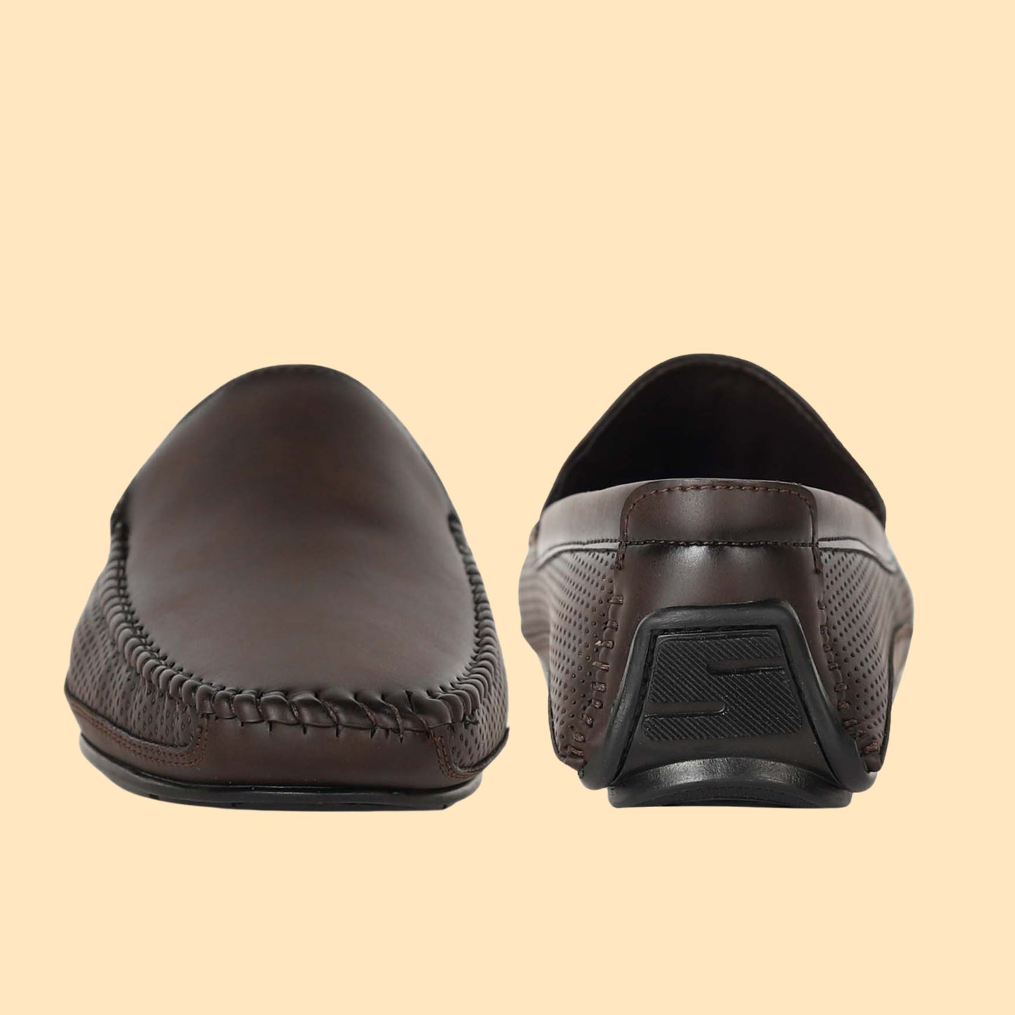 Kavsun Men Driving Loafer Brown