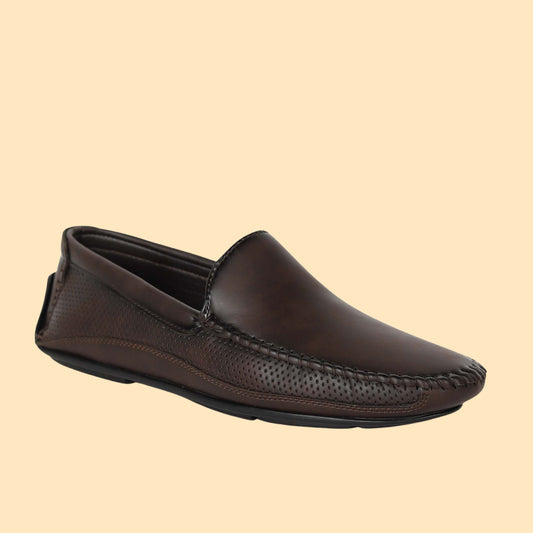 Kavsun Men Driving Loafer Brown