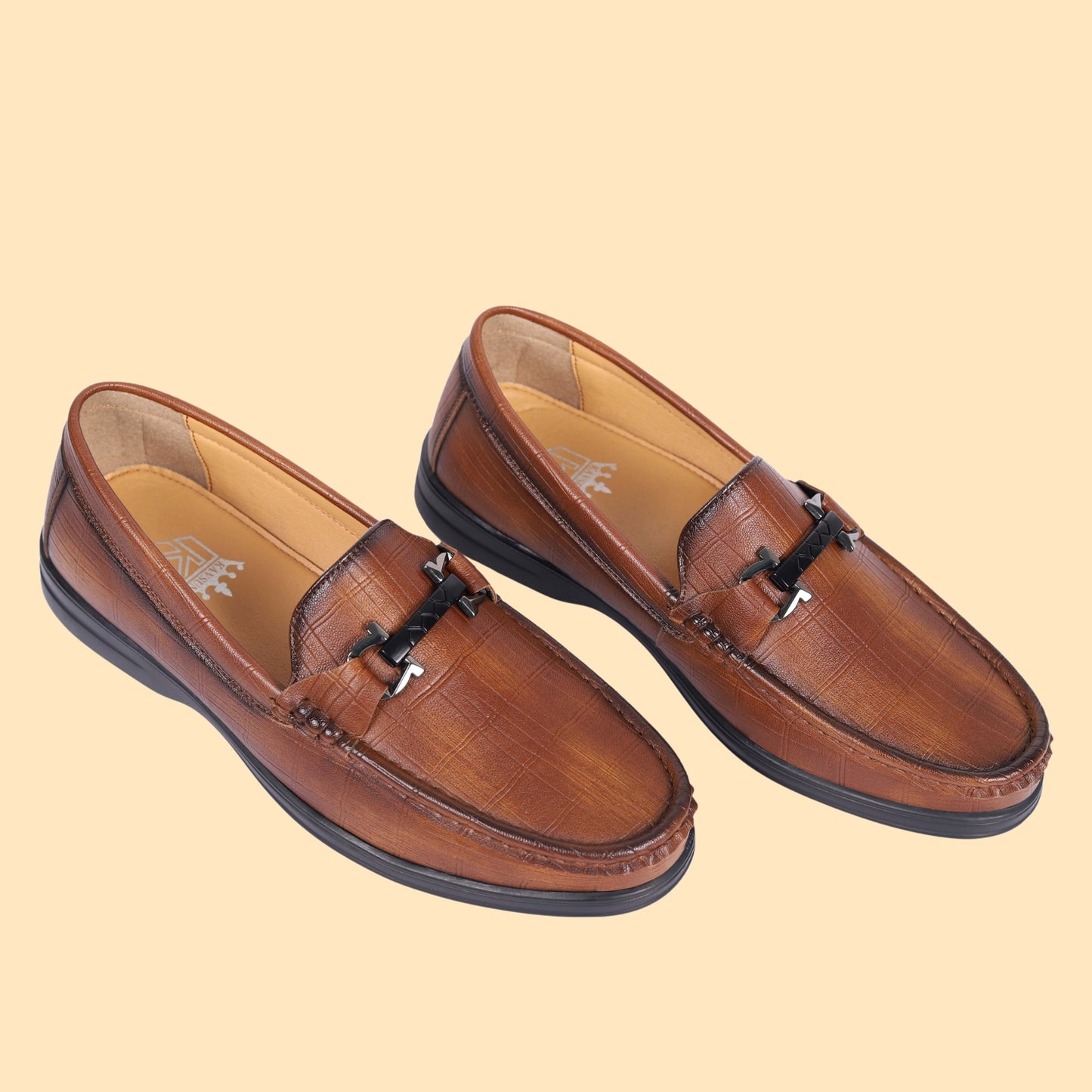Kavsun Men Semi Casual Loafer Tan