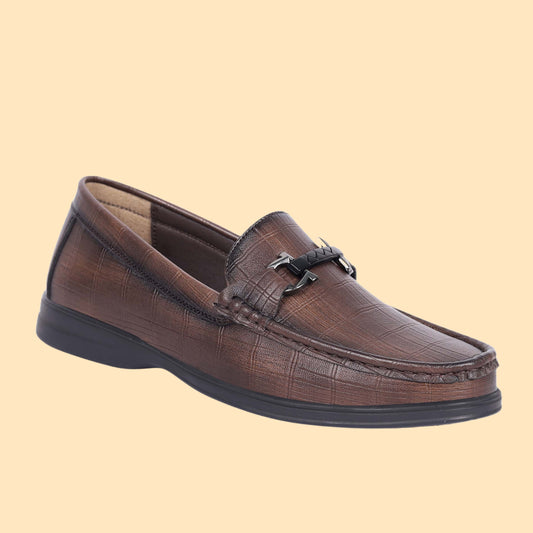 Kavsun Men Semi Casual Loafer Brown
