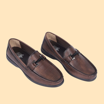 Kavsun Men Semi Casual Loafer Brown