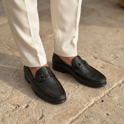 Kavsun Men Semi Casual Loafer Black
