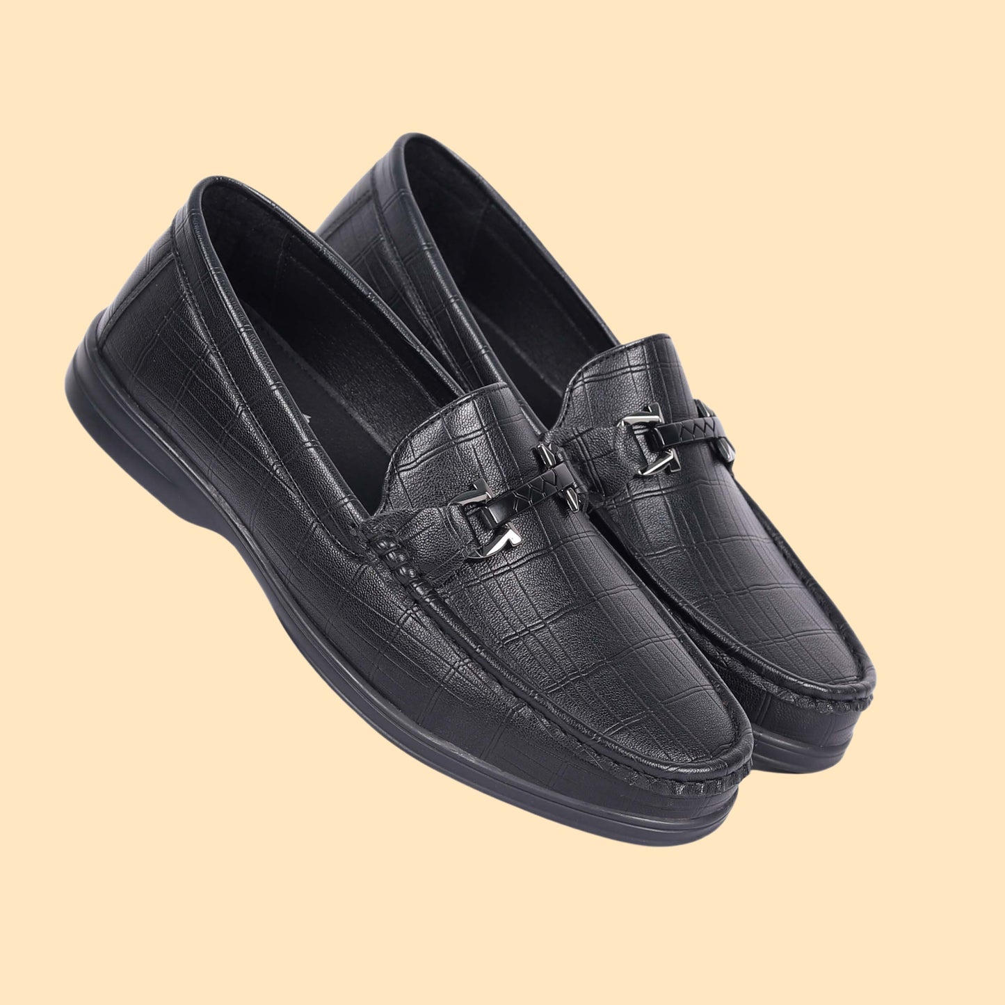 Kavsun Men Semi Casual Loafer Black