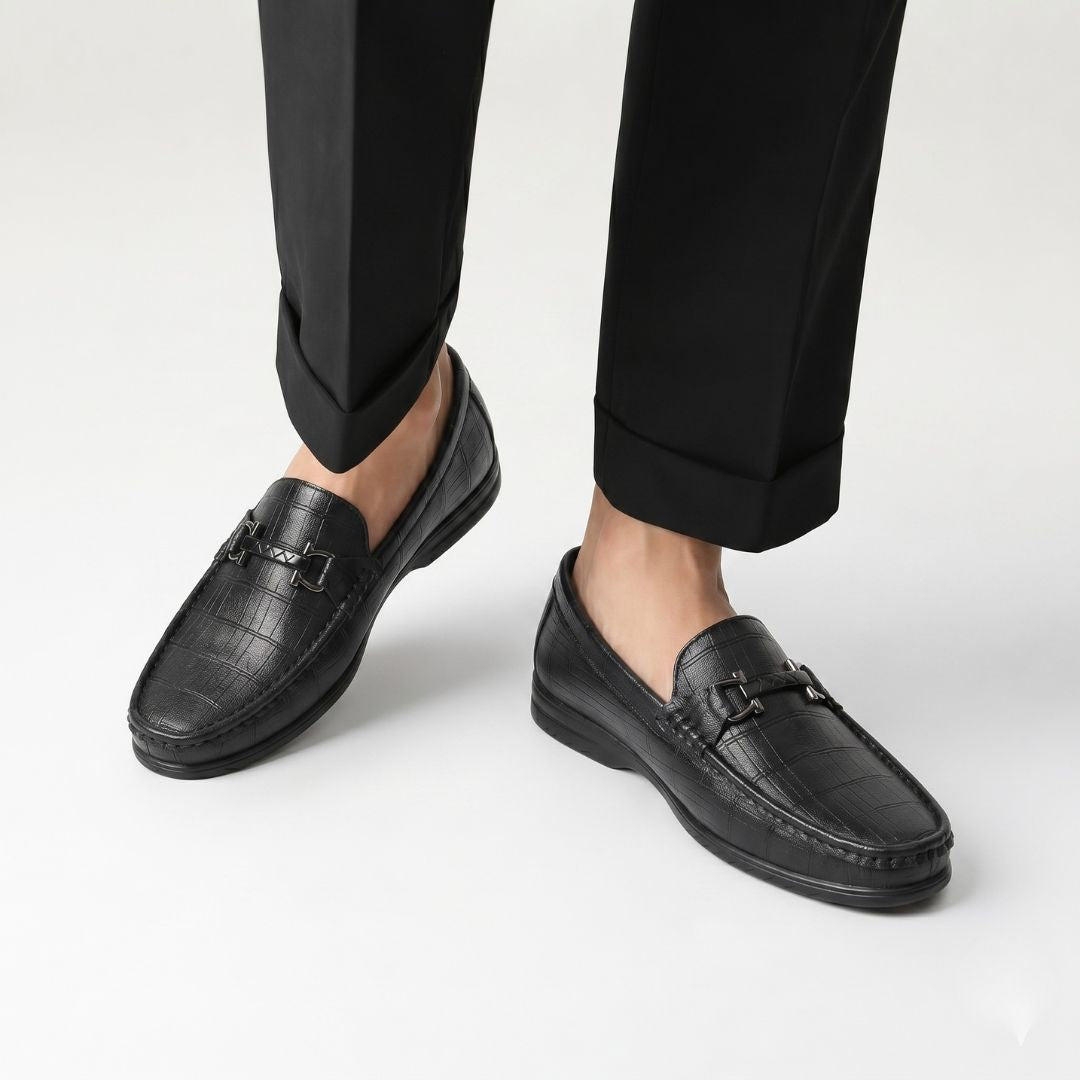 Kavsun Men Semi Casual Loafer Black