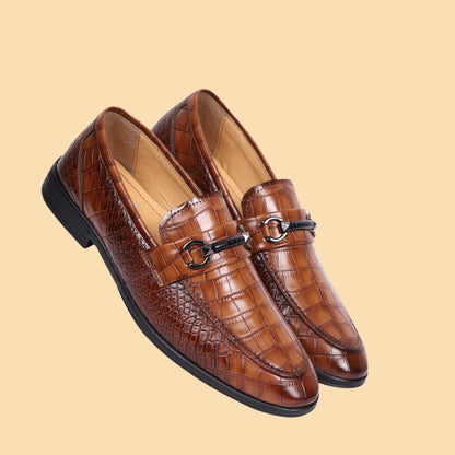 Kavsun Men Loafer Synthetic Slip On Shoe Tan