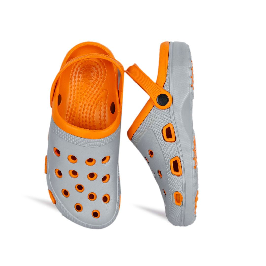 Kavsun Men Clogs Sandal Orange KV3030