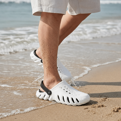 Kavsun Unisex Trendy Clogs Sandal White KV3036