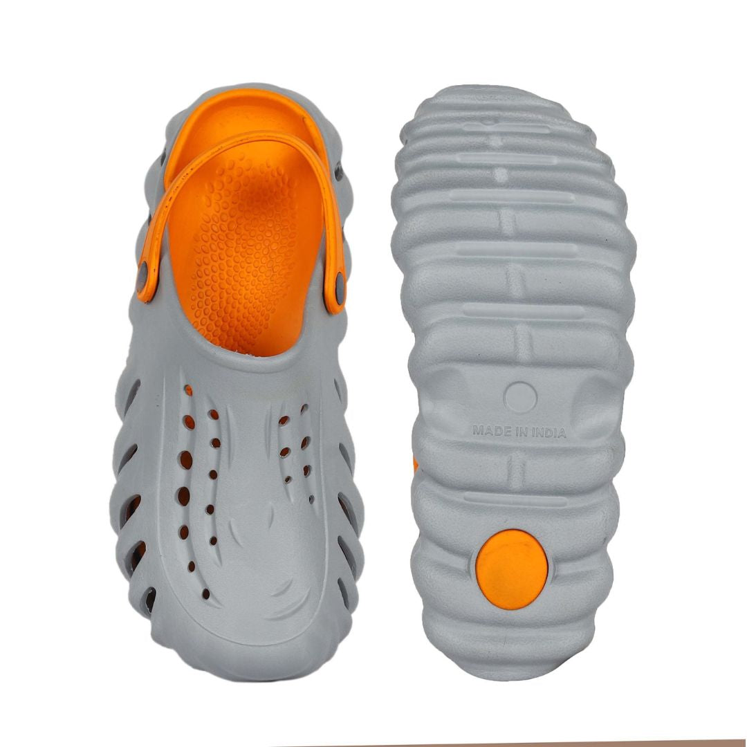 Kavsun Unisex Trendy Clogs Sandal Orange KV3038