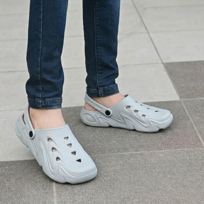 Kavsun Unisex Clogs Sandal Grey KV3041