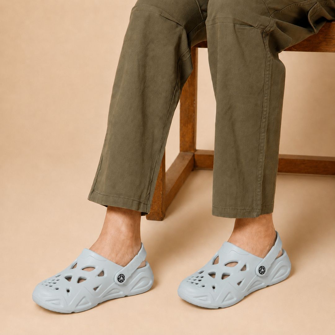 Kavsun Men Clogs Sandal Grey KV3045