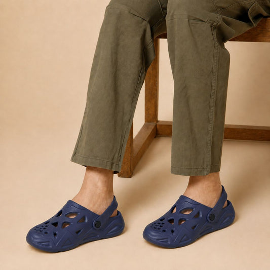 Kavsun Men Clogs Sandal Blue KV3046