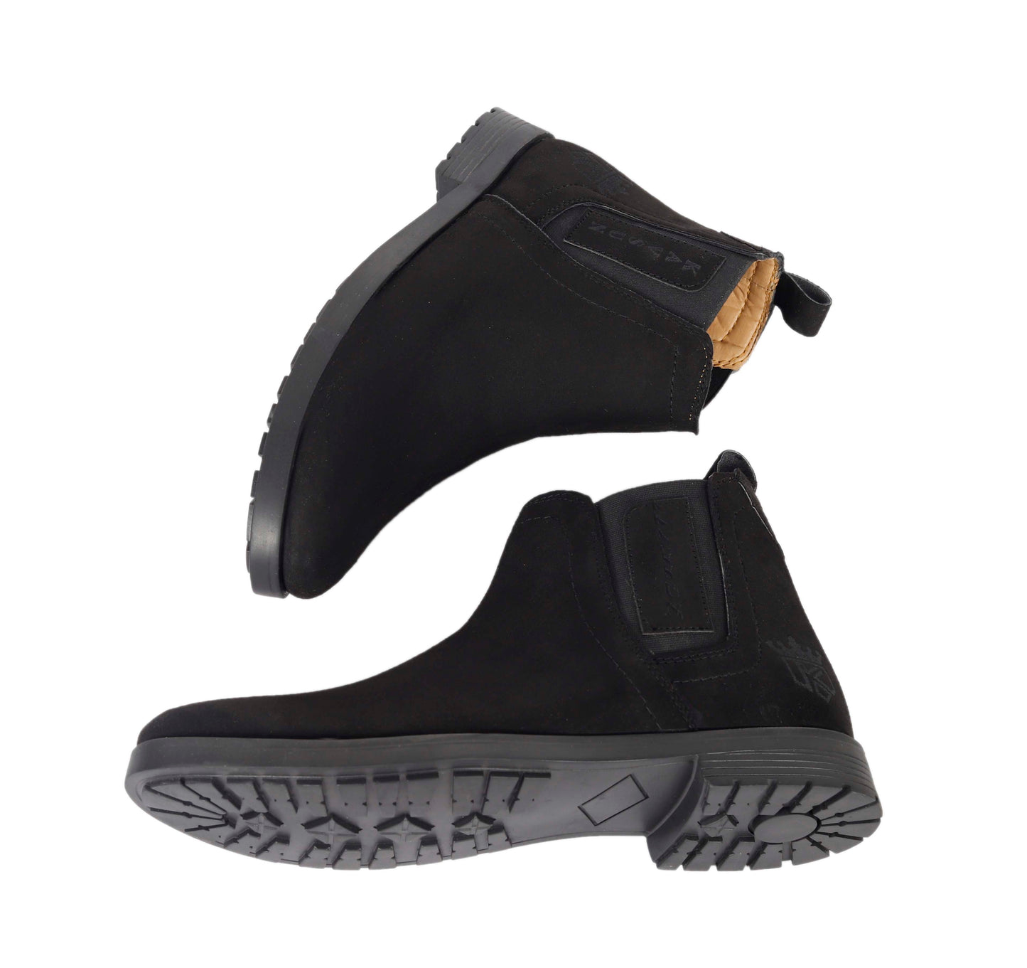 Kavsun Men Chelsea Suede Ankle Boot Black KV4001