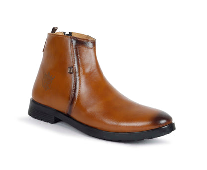 Kavsun Men Chelsea Ankle Boot Tan KV4002