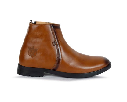 Kavsun Men Chelsea Ankle Boot Tan KV4002