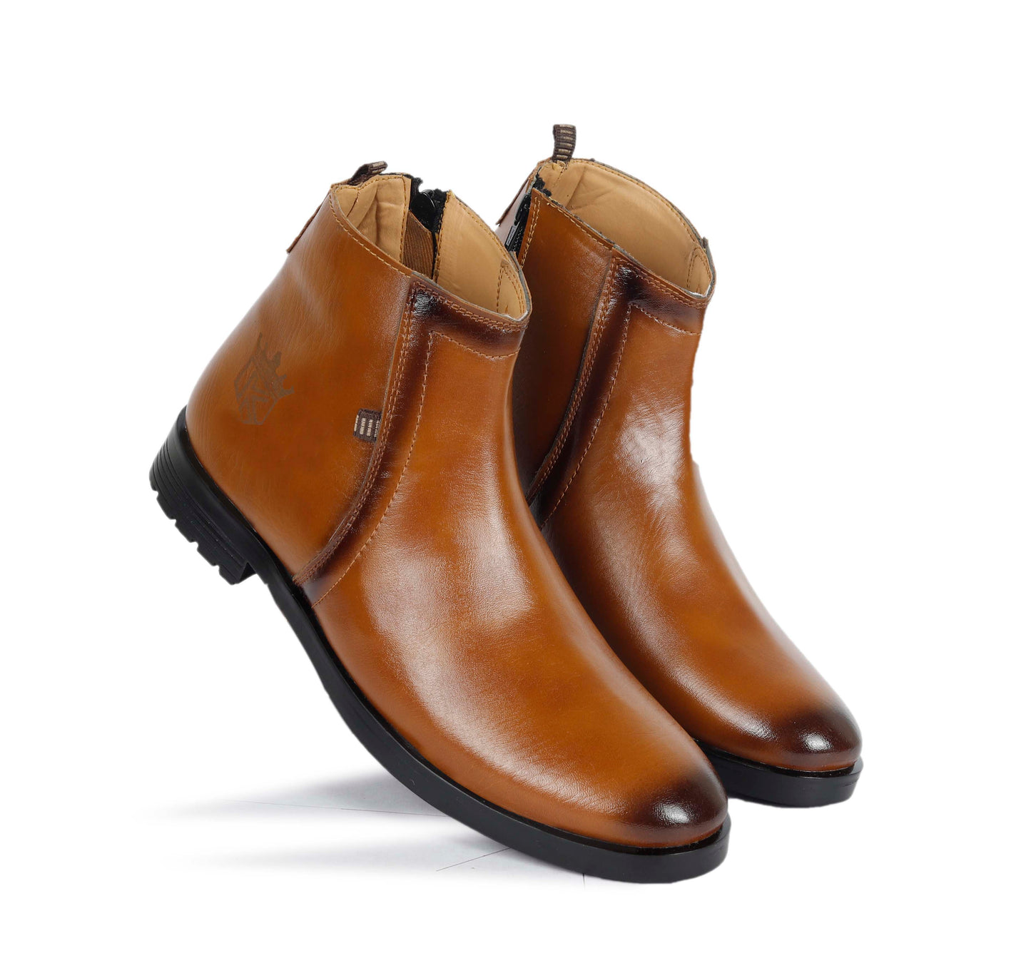 Kavsun Men Chelsea Ankle Boot Tan KV4002