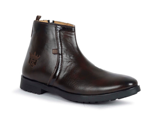 Kavsun Men Chelsea Ankle Boot Brown KV4003