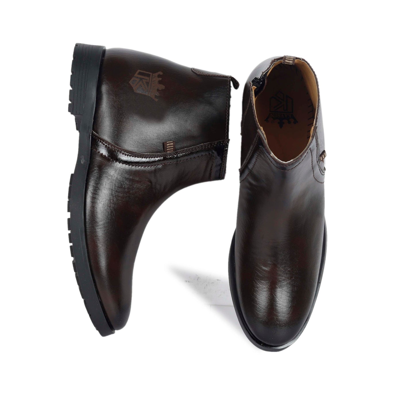 Kavsun Men Chelsea Ankle Boot Brown KV4003