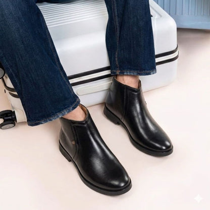 Kavsun Men Chelsea Ankle Boot Black KV4004
