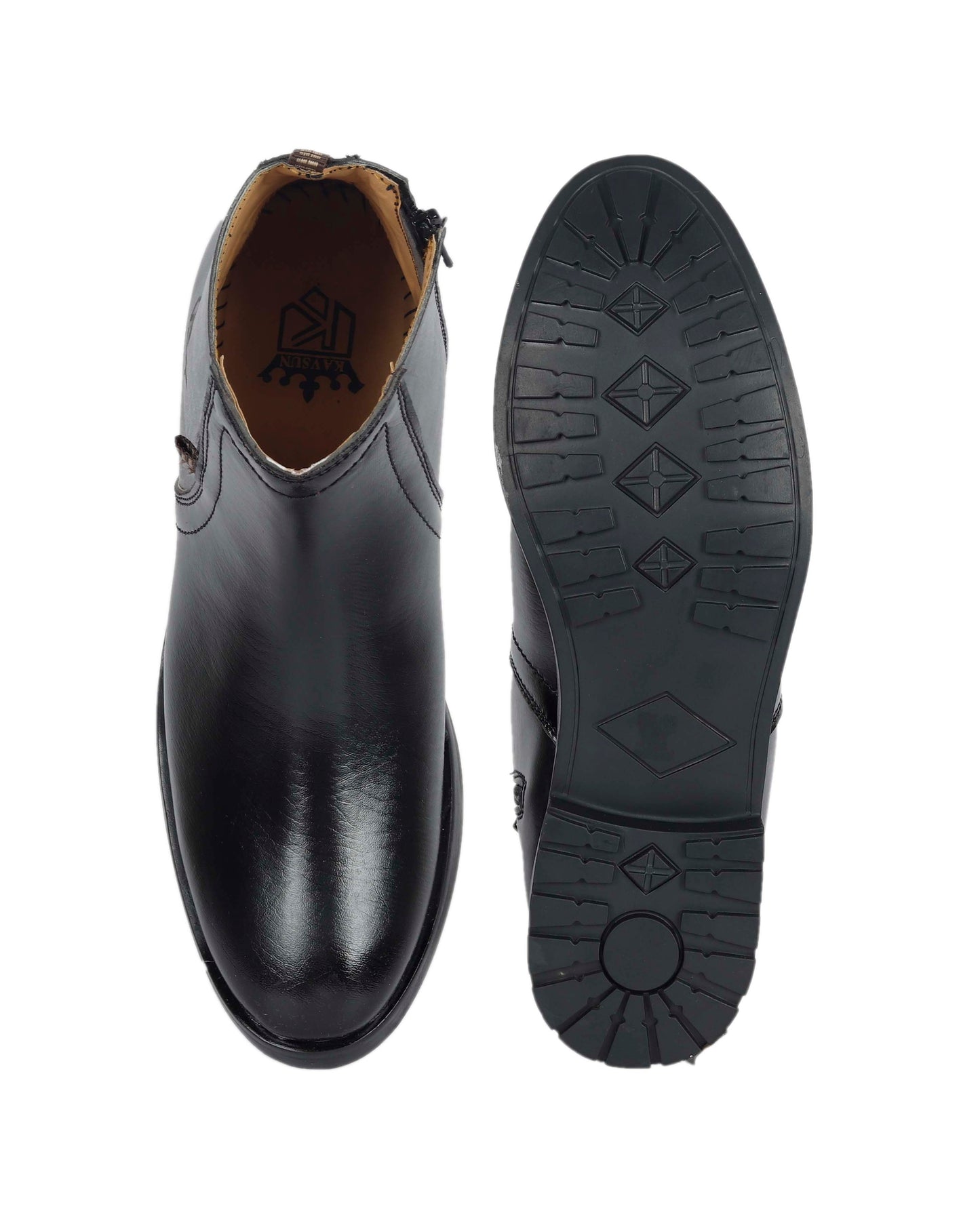 Kavsun Men Chelsea Ankle Boot Black KV4004