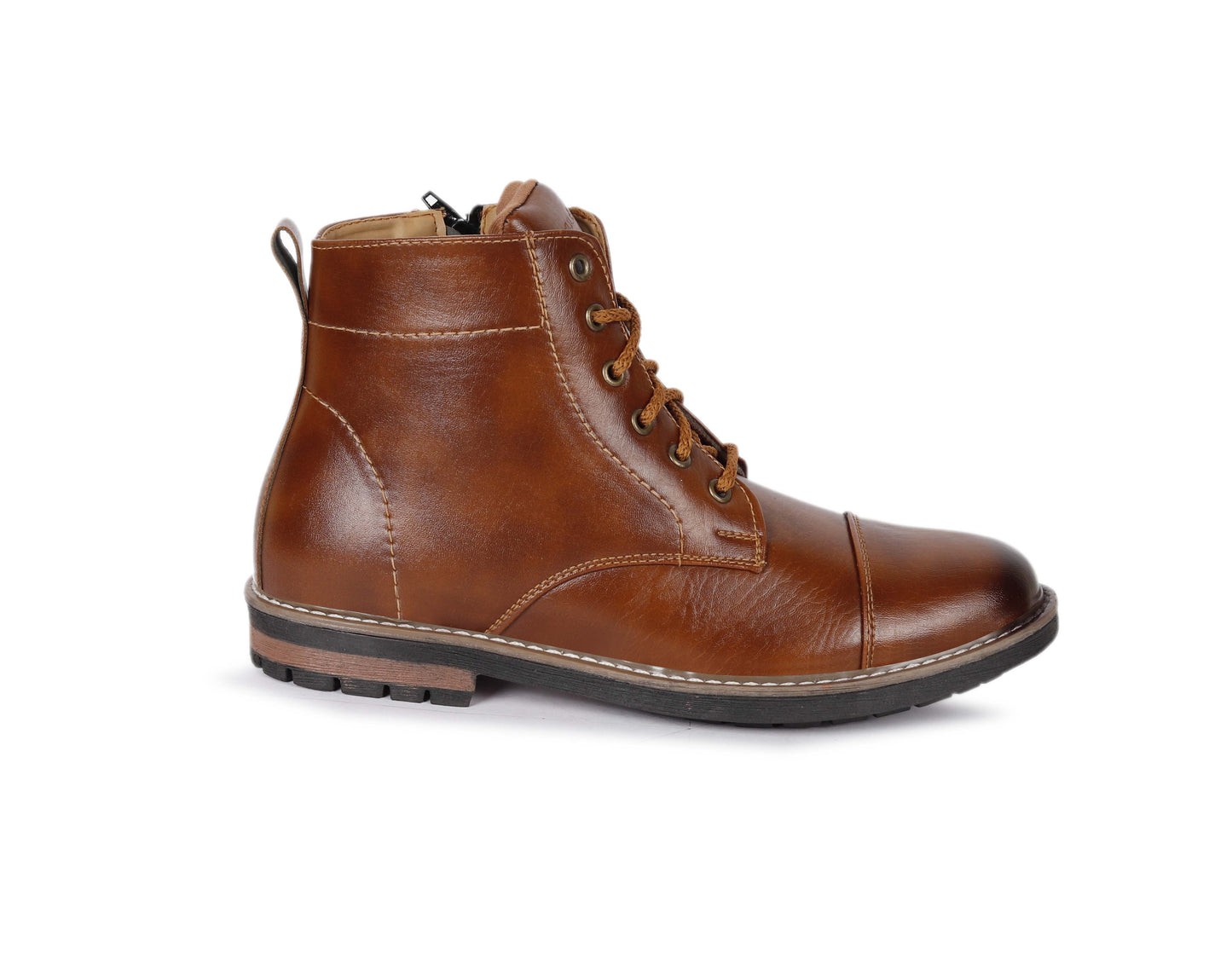 Kavsun Men Tough Ankle Boots Tan KV4005