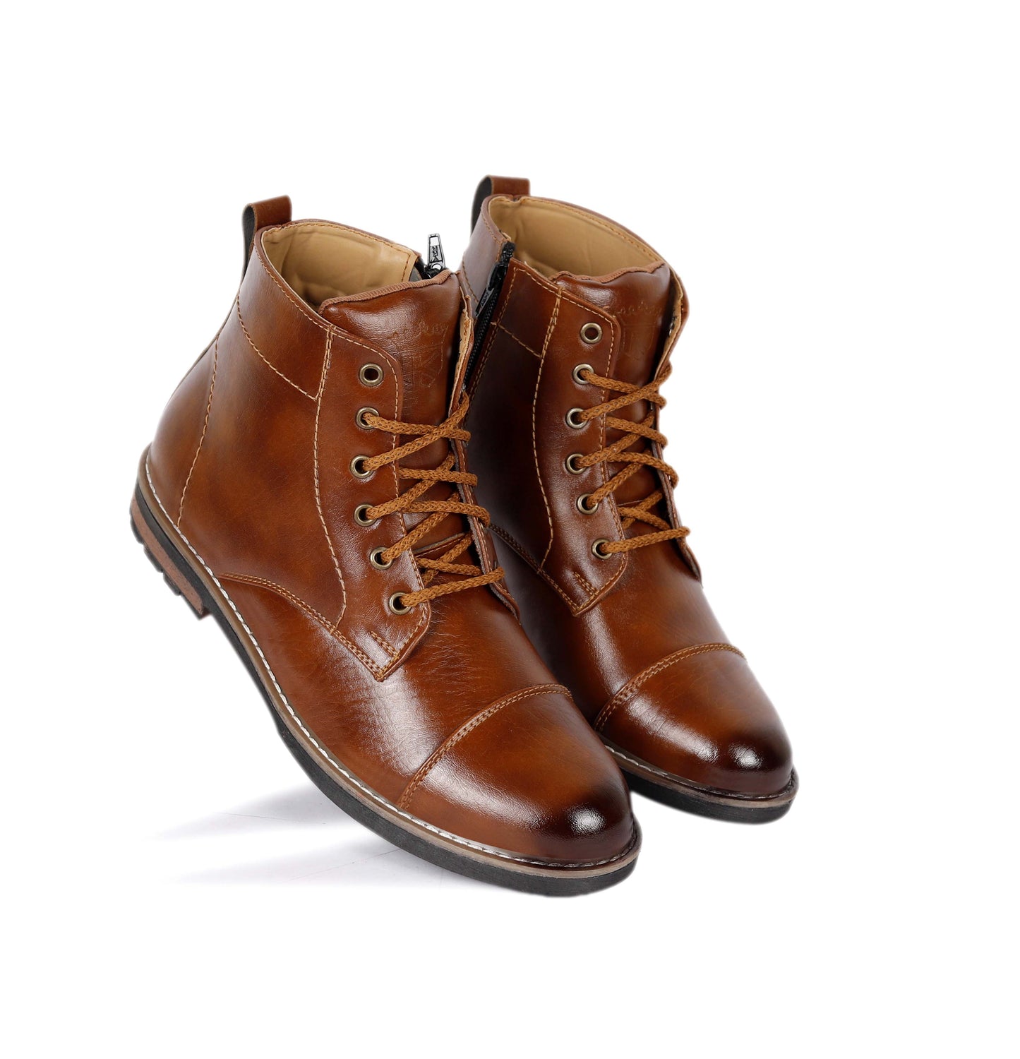 Kavsun Men Tough Ankle Boots Tan KV4005