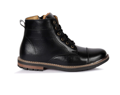 Kavsun Men Tough Ankle Boots Black KV4007