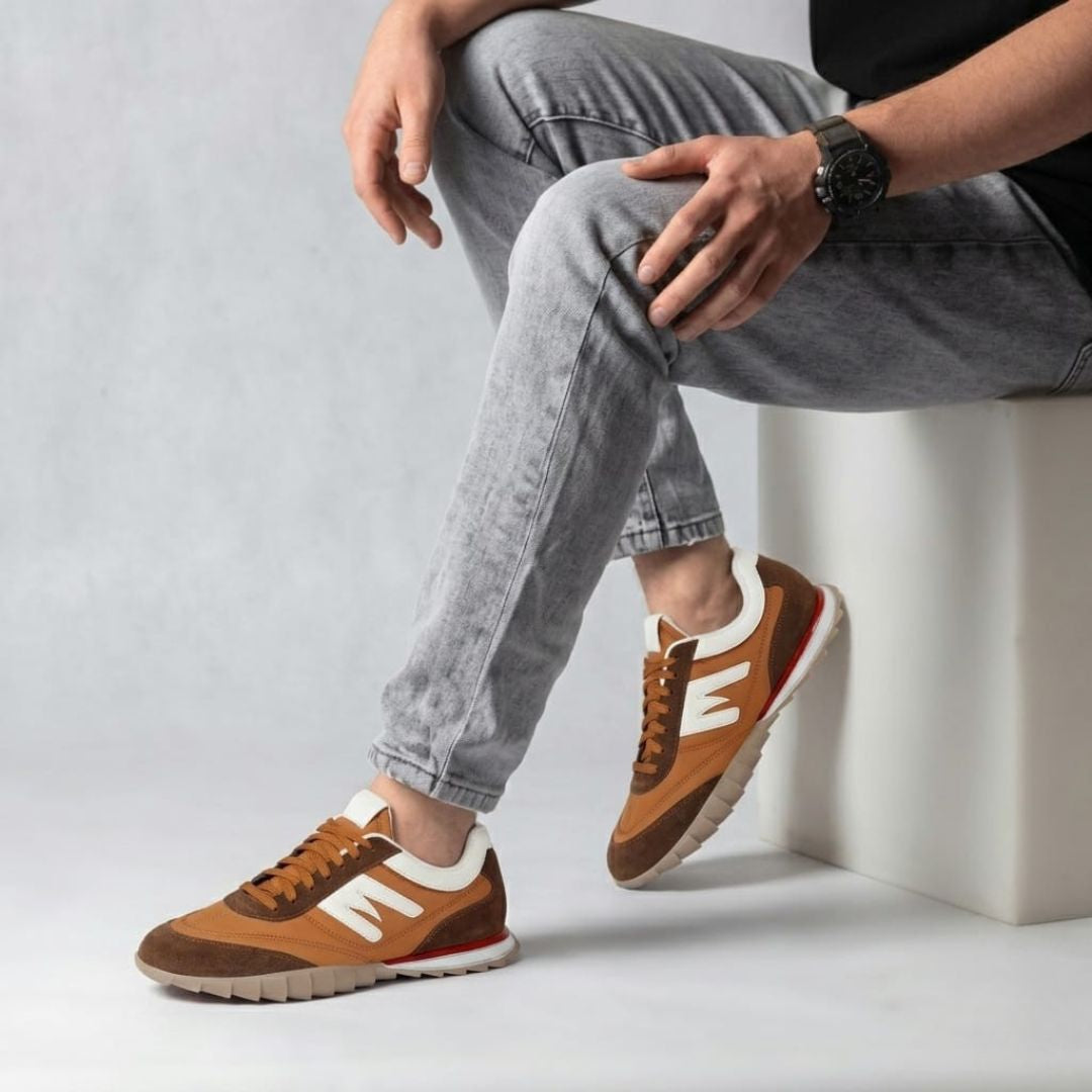 Kavsun Men Casual Sneaker Tan