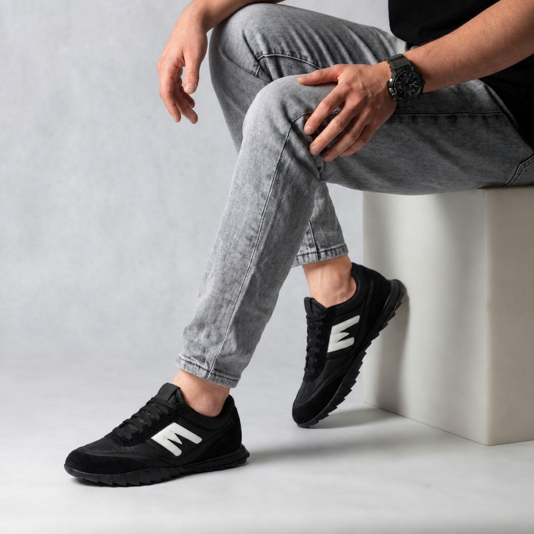 Kavsun Men Casual Sneaker Black