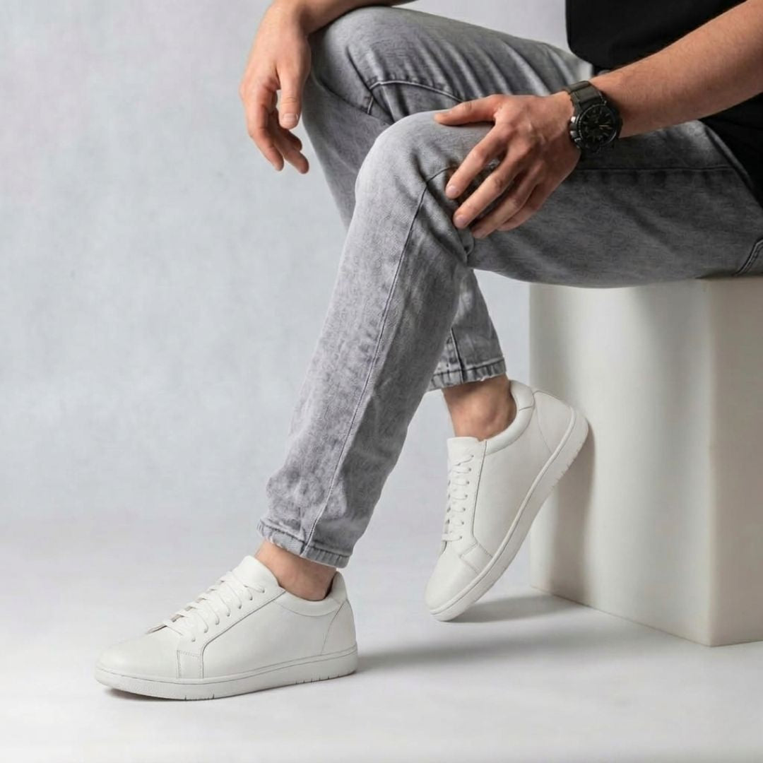 Kavsun Men Casual Sneaker White