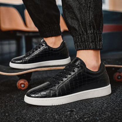 Kavsun Men Croc sneaker Black