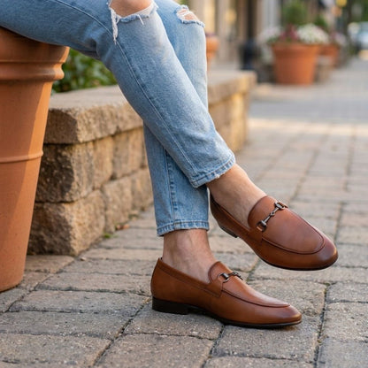 Kavsun Penny Loafers Tan