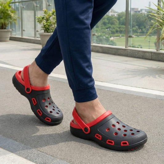 Kavsun Men Clogs Sandal Red KV3027